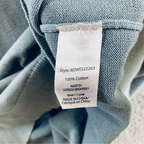 Barefoot Dreams Women's Cotton Sunbleached Reverse Seam Vest top Waterloo XL 14? - Picture 7 of 8